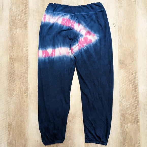 Sundry Navy Blue and Pink Tie dye Sweatpants - Picture 5 of 10
